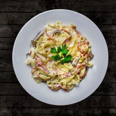 tagliatelles à la truite saumonée tagliatelles à la truite saumonée